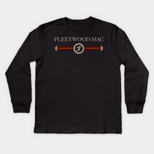 Proud Name Fleetwood Distressed Birthday Gifts Vintage Styles Kids Long Sleeve T-Shirt